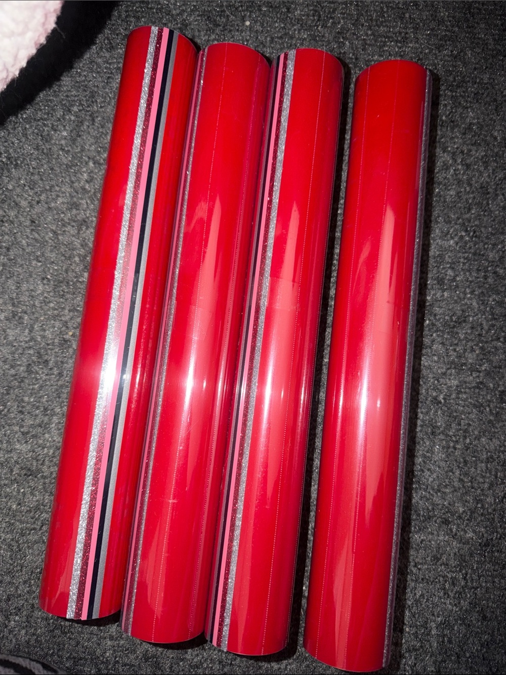 (4) Cricut everyday iron-on Vinyl Rolls - each one has 6 diff colors NEW